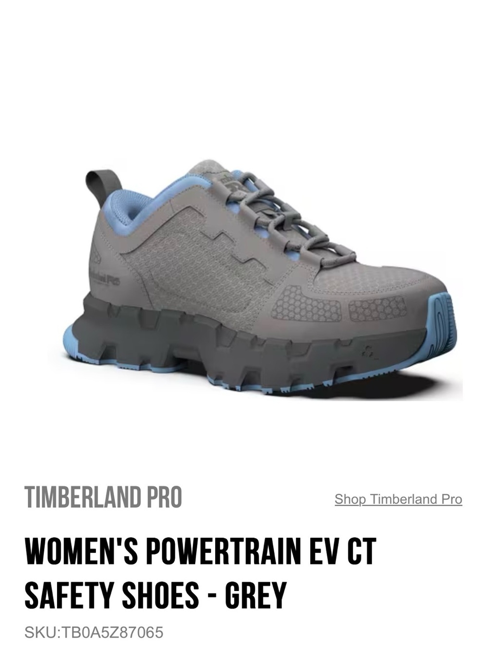 Timberland PRO Powertrain EV composite toe work sneakers
